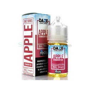 7 Daze Reds | STRAWBERRY ICED - Nic Salt eJuice (30mL)