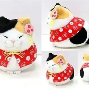 Amuse Mustache Manju Hannarimi-san Soft Plush Figure 5.5 Inch
