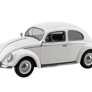 Aoshima 1/32 Rakupla Snap Kit VW Beetle Pearl White Pre-Colored Model