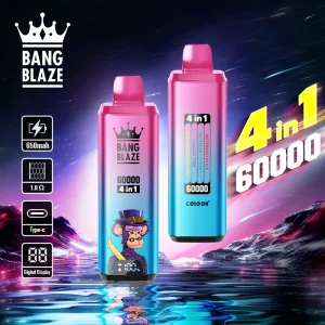 Bang Blaze 60K Puffs 4 in 1 Disposable Vape 4 Flavors 60000 Puffs