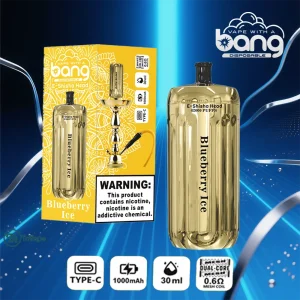 Bang Gold 42000 Disposable Vape | 42,000 Puffs, 30mL Tank, 1000mAh Battery & 12 Flavors | Dual Mesh Coil