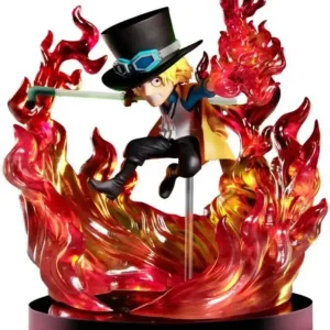 Banpresto One Piece Sabo Figure with Stand, 4.3-Inch Collectible