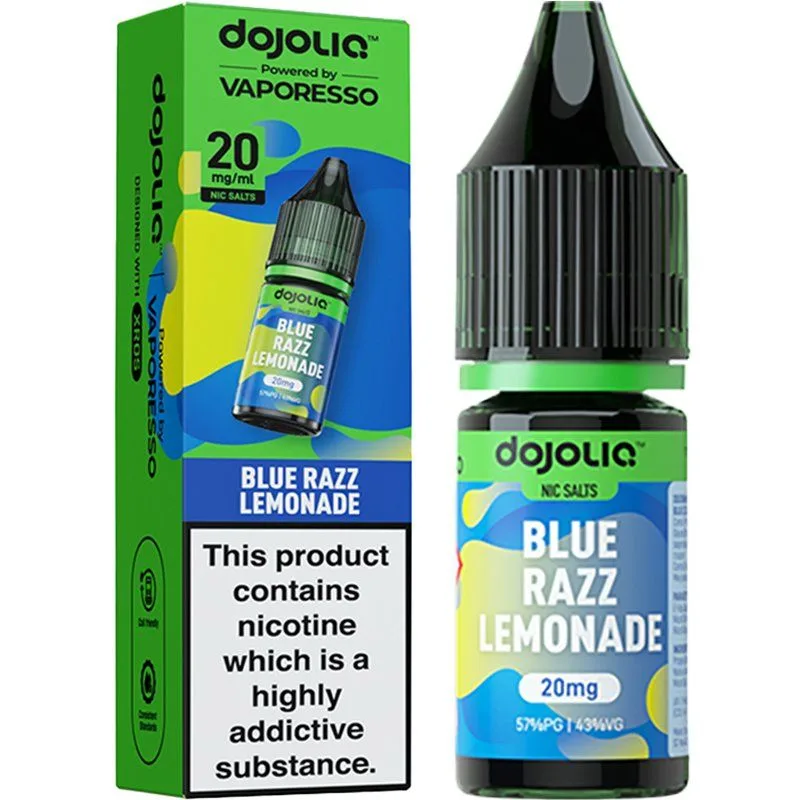 Blue razz lemonade DOJOLIQ e-liquid by Vaporesso 10ml