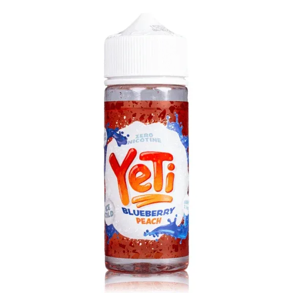 Blueberry Peach YETI 100ML E-Liquid - Fruity Ice Cold Series 70VG/30PG 0mg/ml
