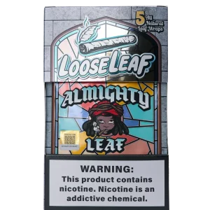 CHIEF KEEF “ALMIGHTY LEAF” LOOSE LEAF 5-PACK WRAPS