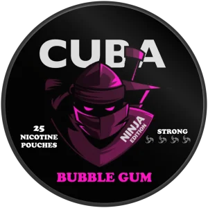 Cuba Ninja Bubblegum Nicotine Pouches 16mg (5 Pack)