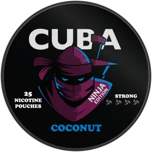 Cuba Ninja Coconut Nicotine Pouches 16mg (5 Pack)
