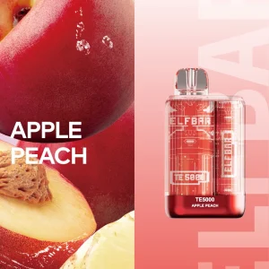 ELF BAR TE5000 Disposable Vape 5000 Puffs – Apple Peach