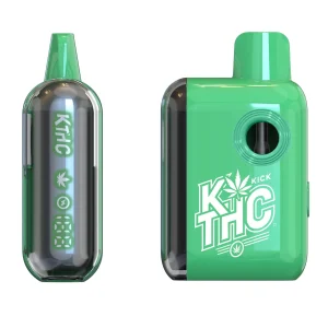Empty Disposable Vape Pen w. Packaging, 3 Gram with Side Screen, Clearance Deal U.S. Ready to Ship | ILEVA KICK
