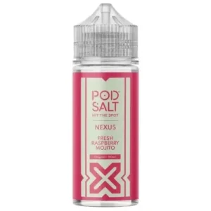 Fresh Raspberry Mojito 100ml Pod Salt Nexus 0mg E Liquid - 70VG/30PG Cloud Chaser