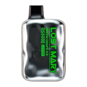 Green Grape Ice Lost Mary OS5000 Luster - America’s Trusted Online Vape Store