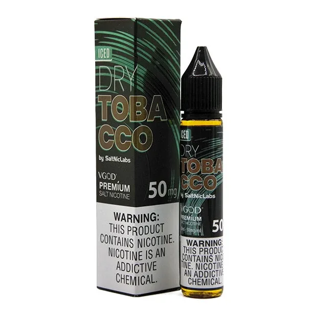 ICED Dry Tobacco - 50mg - VGOD Salts - 30mL