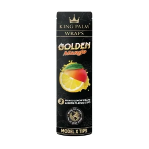 KING PALM- 2PK HEMP WRAPS- GOLDEN MANGO