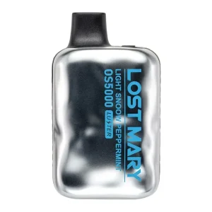 Light Snoow Peppermint Lost Mary OS5000 Luster - Vapeoutletus Online Vape Store