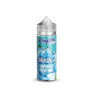 Menthol - Super Ice Kingston 100ml Nicotine Free 0mg E Liquid VAPE Juice