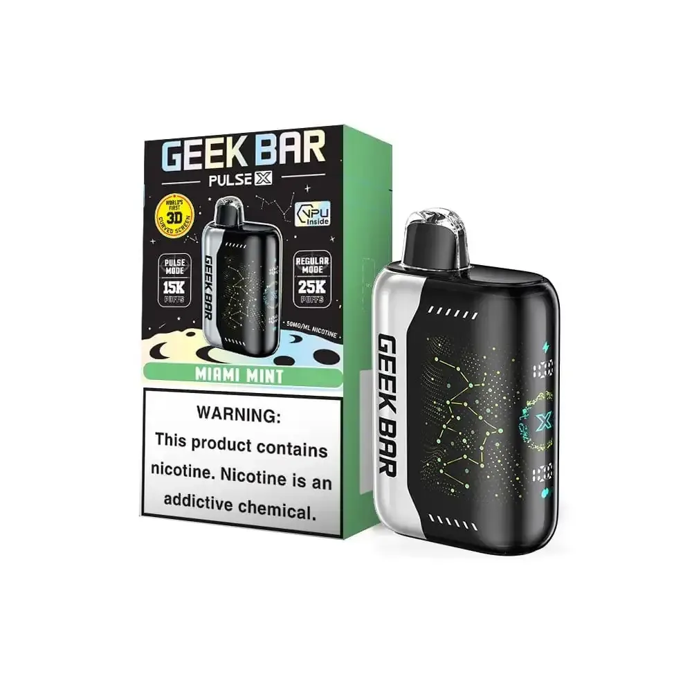 Miami Mint - Geek Bar Pulse X 25K Disposable Vape