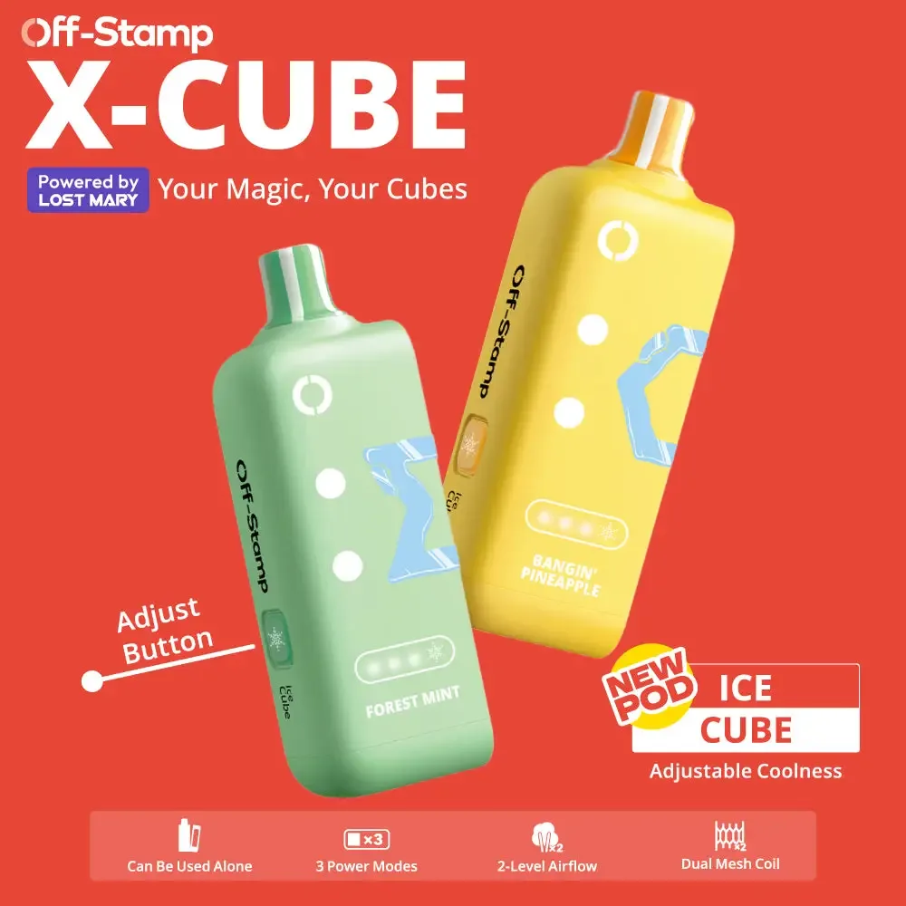 Off-Stamp X-CUBE Ice Cube 25K Disposable POD Powered By LOST MARY – 25000 Puffs