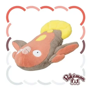 Pokemon Stunfisk Plush Toy | Fit Collection 6.5 x 17 x 14.5 cm