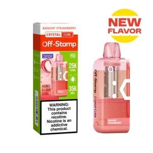 Off-Stamp X-CUBE Crystal 35K Disposable Pod (Requires Kit for Use) - Bangin' Strawberry