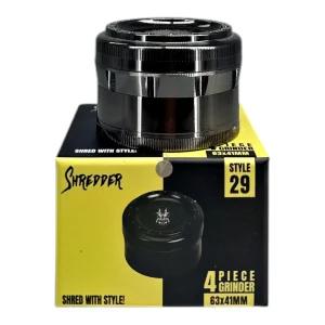 Shredder 4 Piece Style 29 Gunmetal Grinder