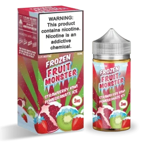 Frozen Fruit Monster Strawberry Kiwi Pomegranate Ice 100ml Vape Juice - 6MG