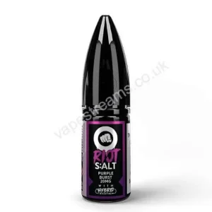 Purple Burst Hybrid Nicotine Salt E-Liquid by Riot S:alt