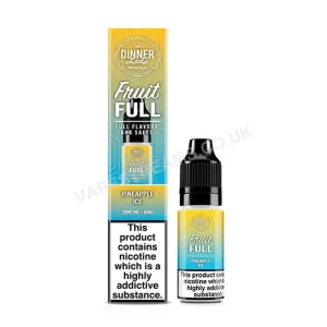 Dinner Lady Pineapple Ice Fruit Full Nic Salt E-Liquid