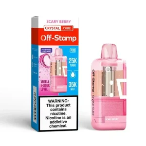 Off-Stamp X-CUBE Crystal 35K Disposable Kit (5%, 35000 Puffs) - Scary Berry*