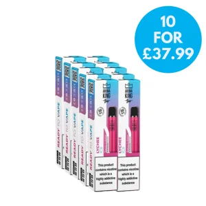 10mg (1%) Aroma King Disposable Vape Box Of 10 Multipack