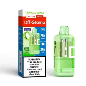 Off-Stamp X-CUBE Crystal 35K Disposable Kit (5%, 35000 Puffs) - Tropical Guava*
