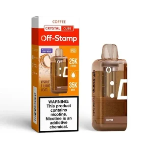 Off-Stamp X-CUBE Crystal 35K Disposable Kit (5%, 35000 Puffs) - Coffee