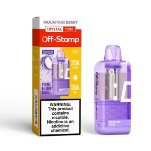 Off-Stamp X-CUBE Crystal 35K Disposable Kit (5%, 35000 Puffs) - Mountain Berry*