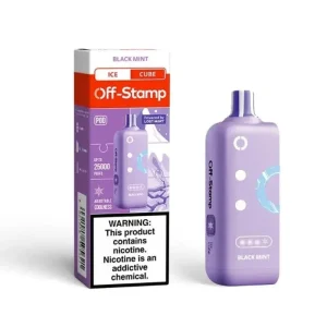 Off-Stamp X-CUBE Ice 25K Disposable Pod (Requires Kit for Use) - Black Mint