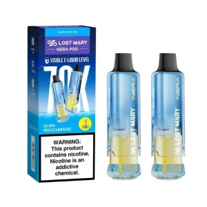 Lost Mary Nera Fullview 70K Disposable Pod (Requires Kit for Use) - Blue Razz Ice
