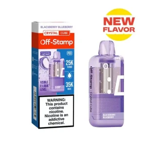 Off-Stamp X-CUBE Crystal 35K Disposable Pod (Requires Kit for Use) - Blackberry Blueberry