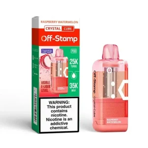 Off-Stamp X-CUBE Crystal 35K Disposable Kit (5%, 35000 Puffs) - Raspberry Watermelon