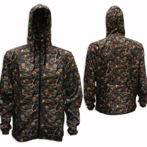 RAW FOREST CAMO WINDBREAKER HOODIE
