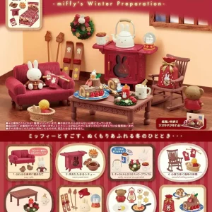 Re-Ment Miffy Winter Miniature Figure PVC Set - Japan Collectible