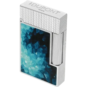 S.T. Dupont Ligne 2 Géode Lacquered Lighter - Blue
