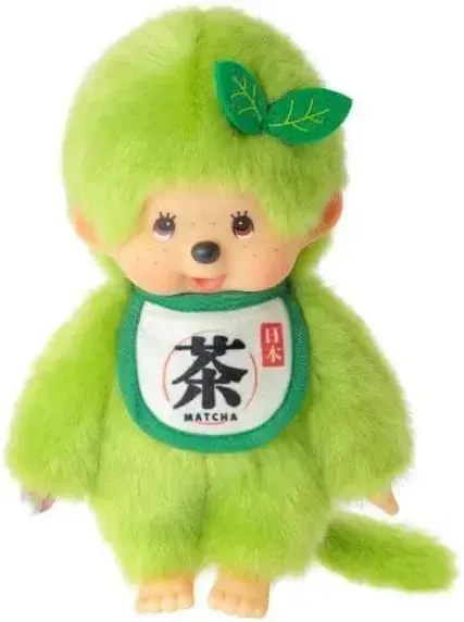Sekiguchi Matcha Monchichi Plush Figure Small Fabric Doll 19 cm