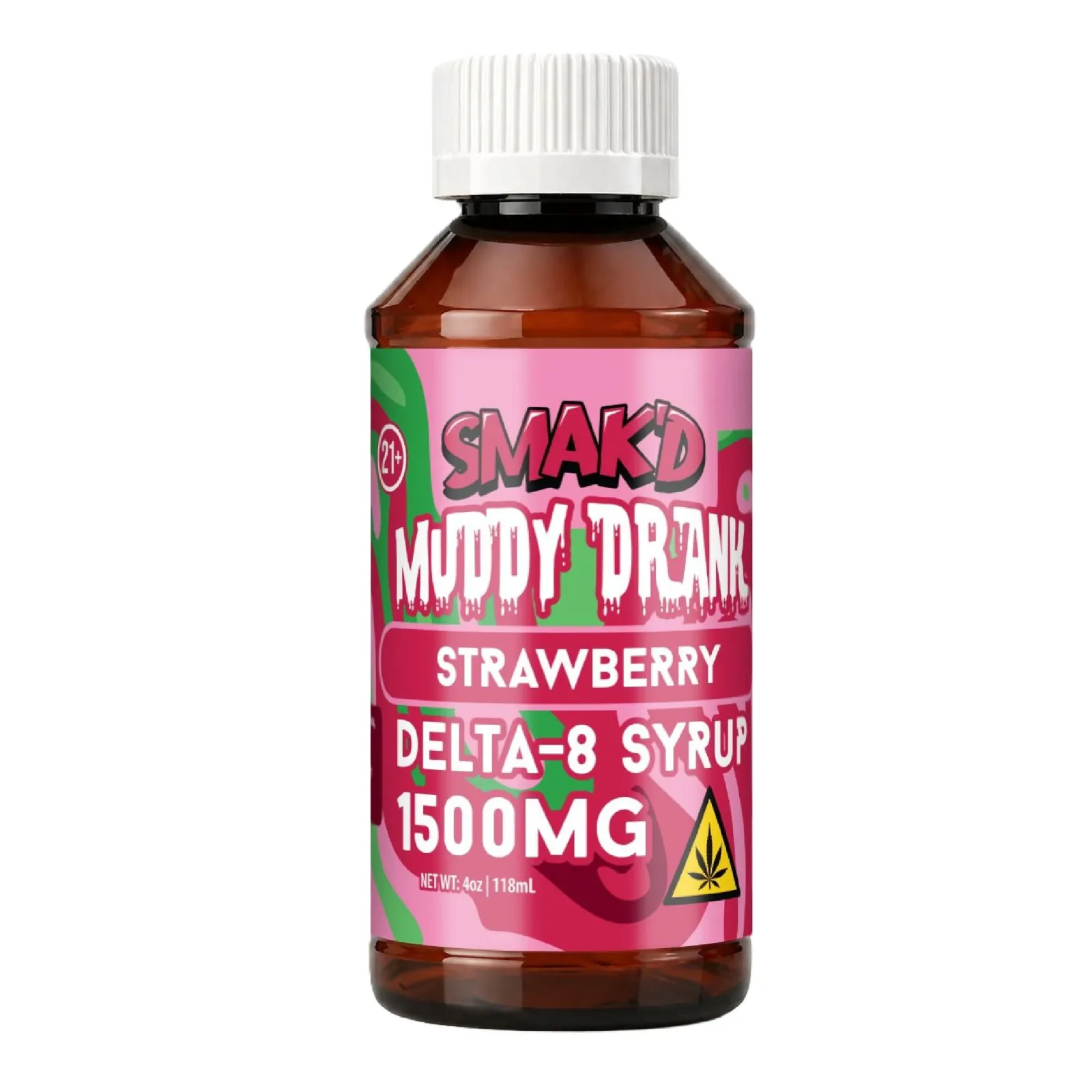 Smakd Muddy Drank Delta 8 Syrup - 4oz - Image 2