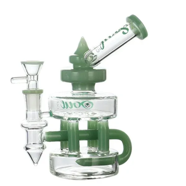Soul Glass Recycler 7″ Bong