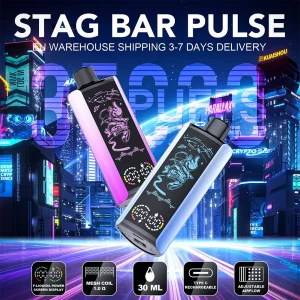 STAG BAR 35K Pulse | 35000 Puffs & F-Liquids Power Screen Display Disposable Vapes