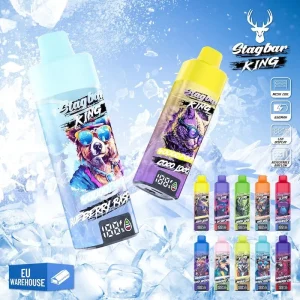 Stagbar King 40000 40k Puffs Disposable Vape 2% 5% Nicotine 36ML Prefilled E-Liquid EU Warehouse Wholesale