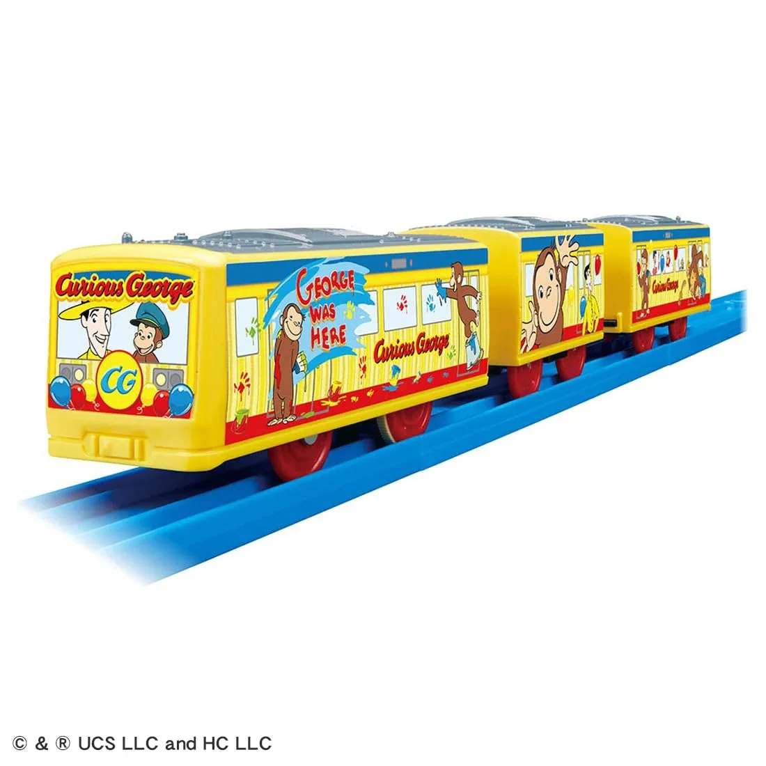 Takara Tomy Plarail Curious George Train Toy for Kids Ages 3 and Up - Image 2