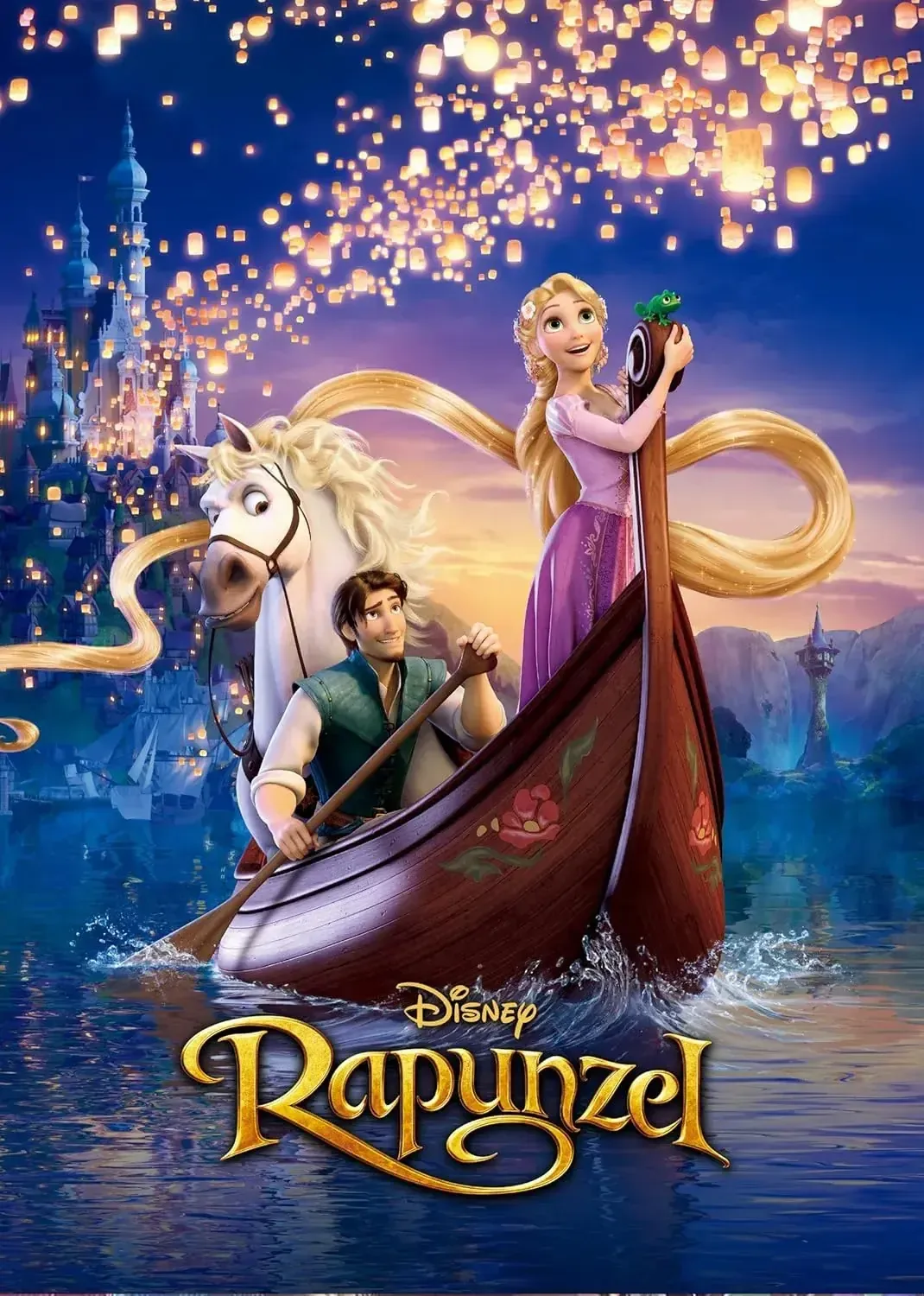 Tenyo Disney Tangled 500-Piece Holographic Jigsaw 35x49cm Puzzle