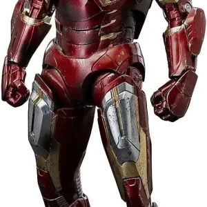 threezero Marvel Iron Man Mark 7 Battle Damage Figure 6.9-Inch
