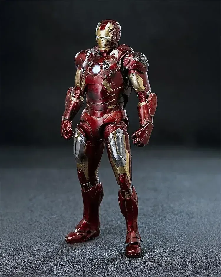 threezero Marvel Iron Man Mark 7 Battle Damage Figure 6.9-Inch - Image 2