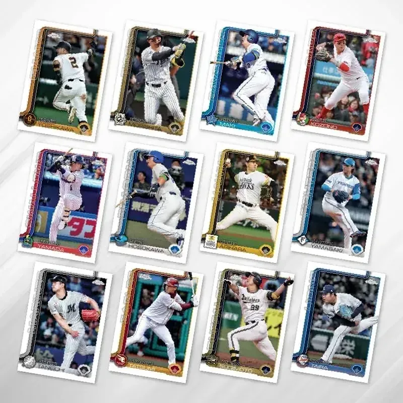 Topps 2025 NPB Chrome Baseball Card Box – 24 Packs, 4 Cards Each - Image 2