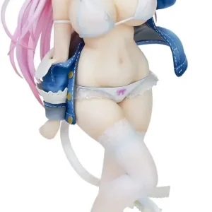 Union Creative Super Sonico White Cat PVC ABS Figure 270mm